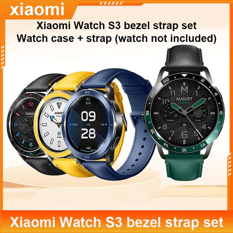 Original Xiaomi Watch S3 bezel strap set smart watch s3 eSIM watch case