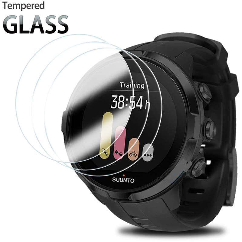 2Pcs 9H Premium Tempered Glass For Suunto Watch 3 / 5 / 7 / 9 Smart Watch Screen Protector Film Accessories For Suunto Watch
