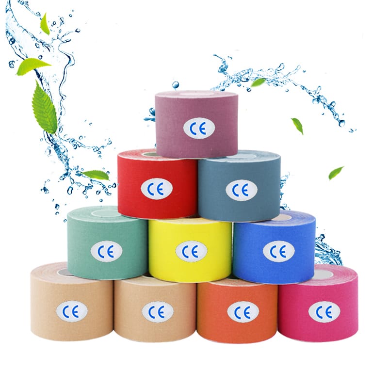 Kinesiology Tape Gym Fitness Bandages Sports Elastic Breathable Cotton Adhesive Tension Injury Boxing Knee  Muscle Pain Relief