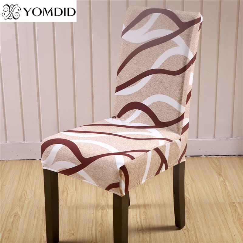Modern Stretch Chair Covers Anti-dirty Dining chair cover Floral office computer seat cover for Restaurant banquet hotel home
