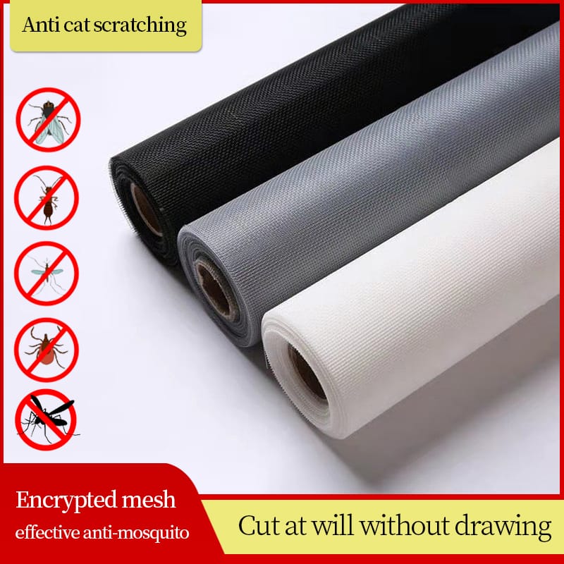 Insect-proof screen window mesh self-installed window anti-mosquito invisible light-transmitting screen mesh encrypted mesh