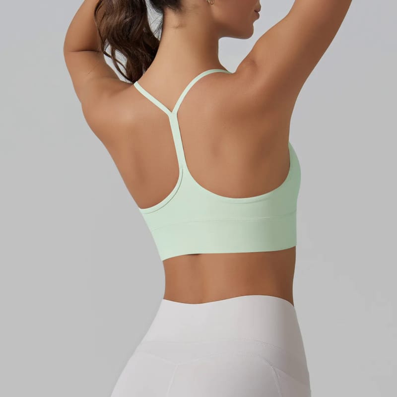 nuked feel Yoga Sport Crop Bras Top Women Pilates Gym Sports Push Up Bra Summer Sexy Fitness Vest Active Wear Workout Clothes