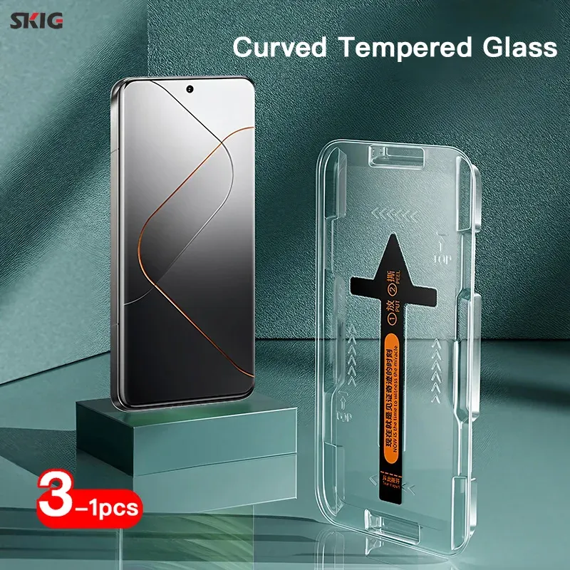 SKIG Premium Tempered Glass For XIAOMI 14 13 Ultra Pro With Tool Quick Installation For 14Ultra Screen Protector