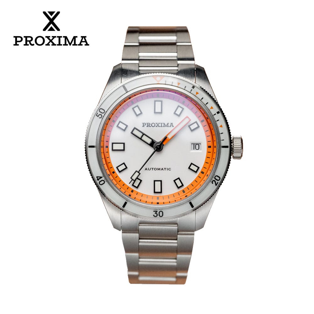 Proxima PX1703 Luxury Diver Watch Business Waterproof Male Clock PT5000 Men Watches Stainless Steel Sapphire Bezel BGW9 Luminous