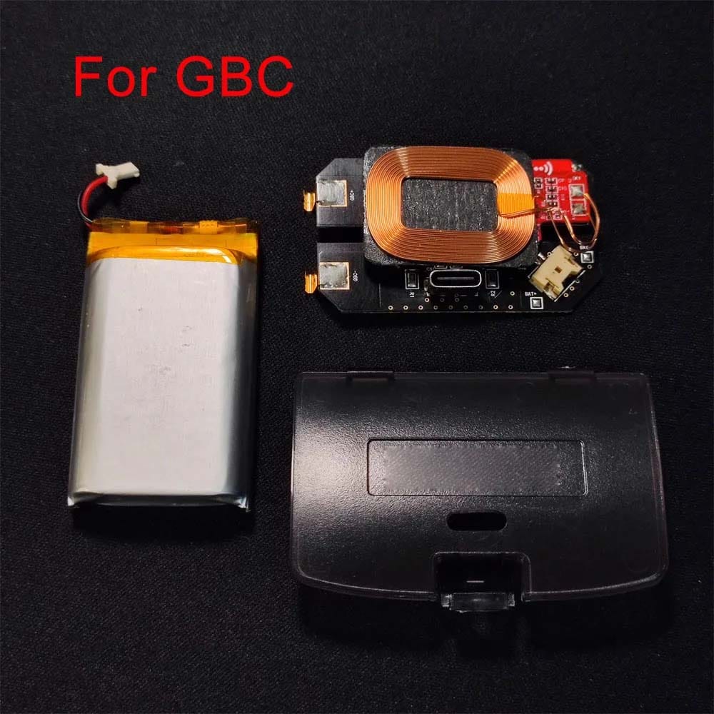 For Game Boy Color 1800mAH lithium battery Rechargeable lithium battery module for GBC