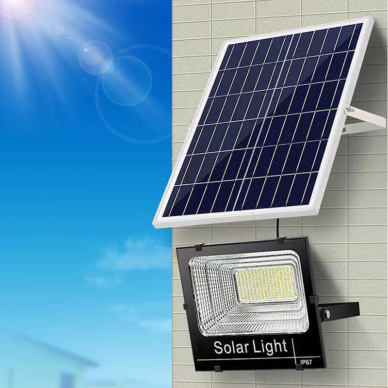 25/500W Solar Light Outdoor Lighting Garden Light Flood Light Household Rural Street Light Super Bright Waterproof Wall Lamp Hot