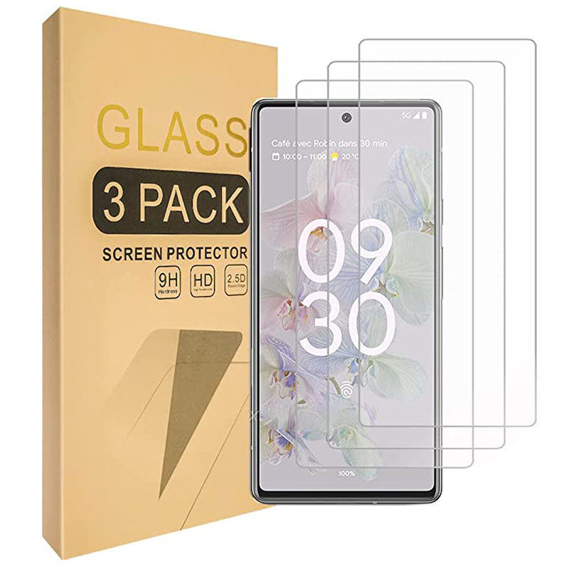 For Google Pixel 6A Pixel 7 Premium Tempered Glass Screen Protector Pixel6A Pixel7 Protective Film HD Clear Protecting Guard