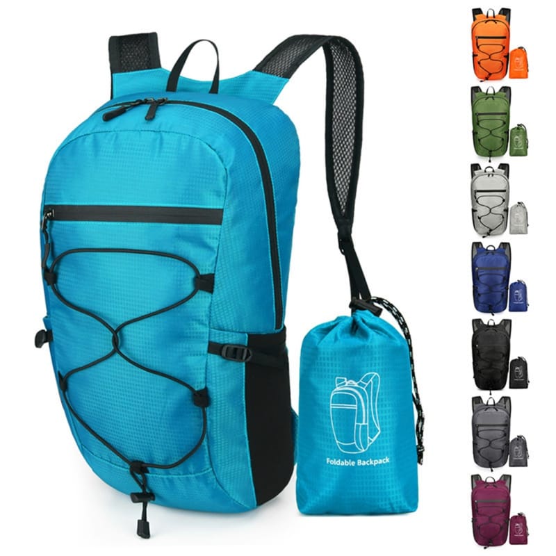 Outdoor Sports Backpack Waterproof Ultralight Hiking Bag Portable Camping Hiking Traveling Daypack Leisure Unisex Sports Pouches