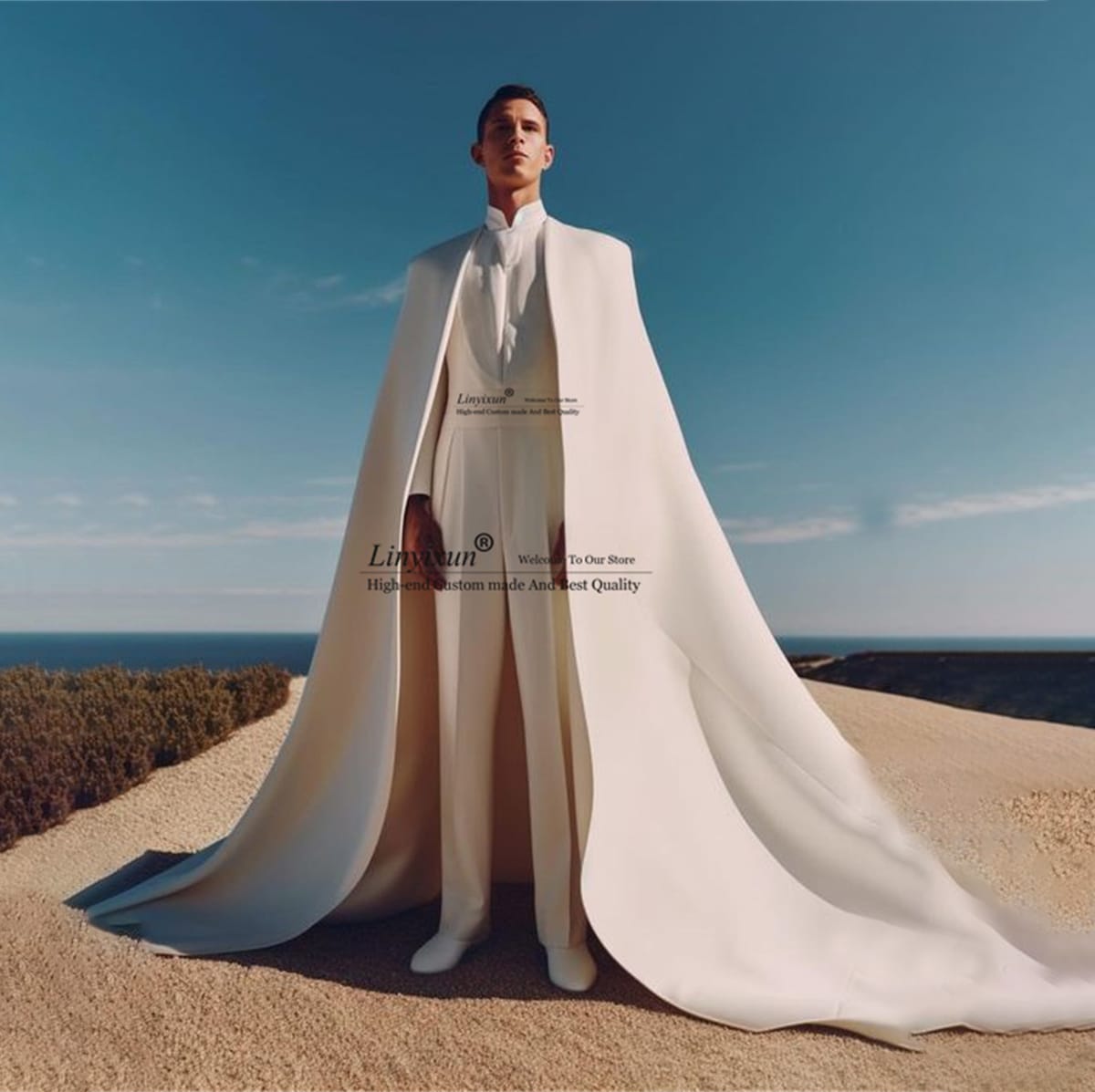 Elegance Generated Wedding Suits For Men Groom Tuxedos 3 Pieces Sets Male Prom Blazers Hombre Unique Design Costume Homme