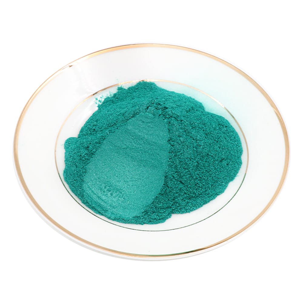 50g Sparkling Green Dye Colorant Mica Pearl Powder Pigment DIY Soap Nail Polish Eye Shadow Decoration Painting Car Arts Craft
