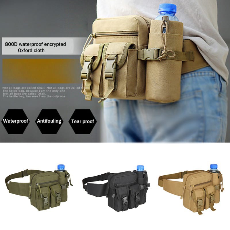 Sports Hydration Belt Bag Running Marathon Waist Bag Gym Sports Fitness Water Bottle Pouch Fanny Waist Pack Cycling Phone Pocket