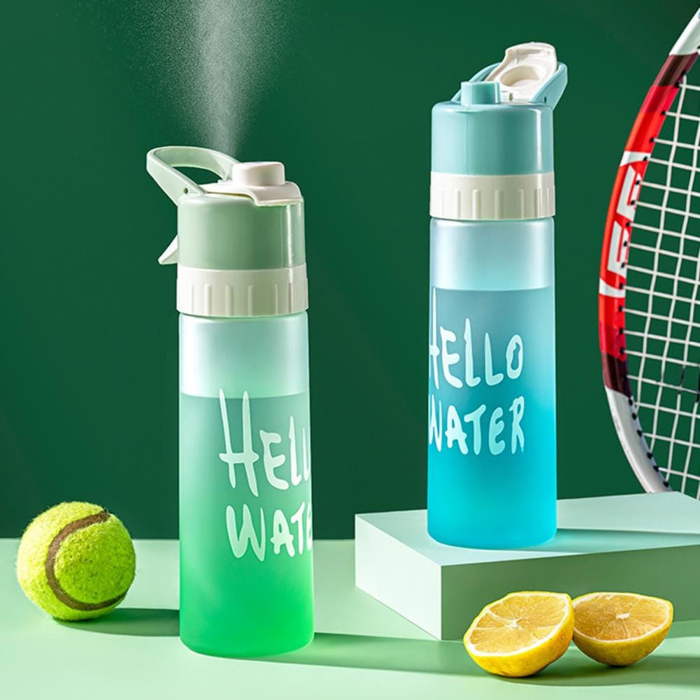 Mist Water Flask Portable Mist Spray Water Bottle for Outdoor Fitness Cycling Hiking Bpa-free 650ml Sport Water Container