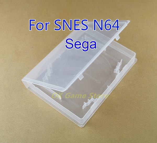 5pcs Universal game Card cartridge CD case Packing housing case for N64/SNES (US)/Sega Genesis/MegaDrive
