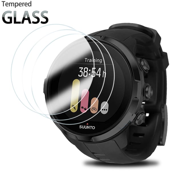 2Pcs 9H Premium Tempered Glass For Suunto Watch 3 / 5 / 7 / 9 Smart Watch Screen Protector Film Accessories For Suunto Watch