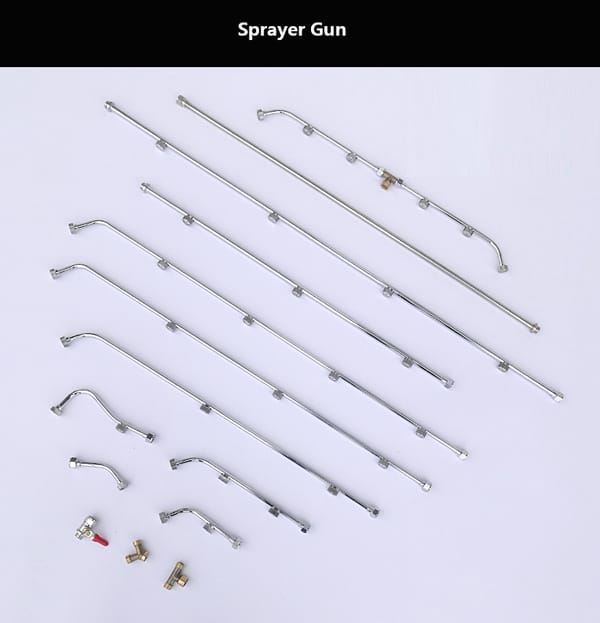 Stainless Steel 3 head nozzle /4 Head nozzle /5 head nozzle,garden agricultural power spray gun,water power spray gun