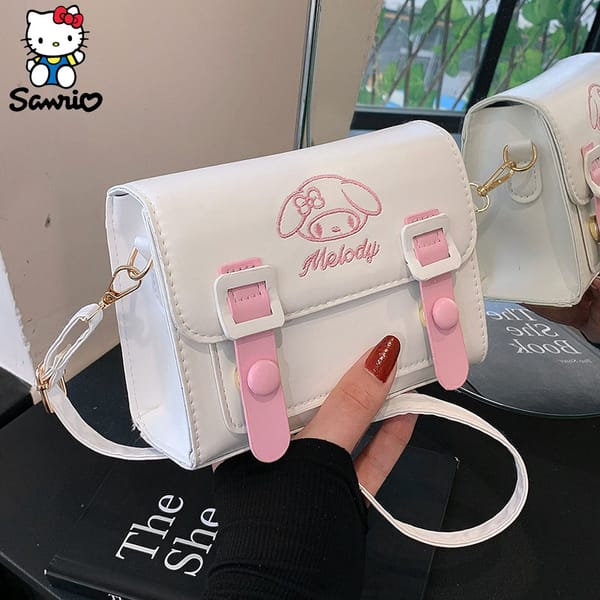 Sanrio Shoulder Bag My Melody Bagpack Cinnamoroll Messenger Tote Y2K Hello Kitty Bag Kuromi Makeup Storage Crossbody Fashion Toy