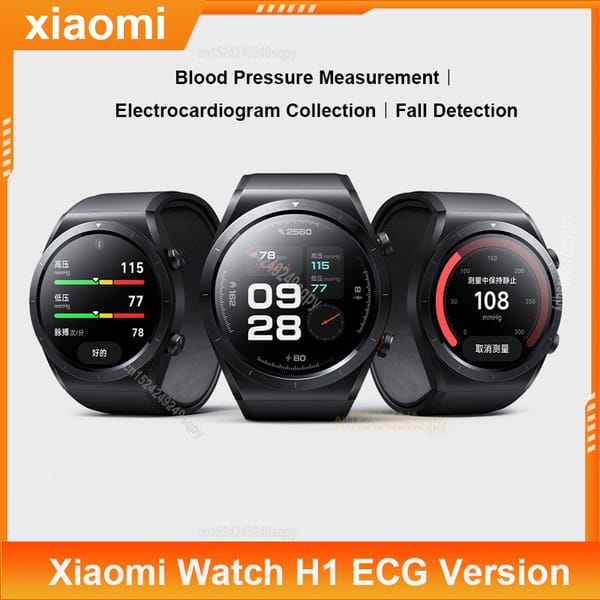 2023 Original Xiaomi watch H1 ECG blood pressure  heart rate pressure detection support Bluetooth call 1.43" AMOLED screnn