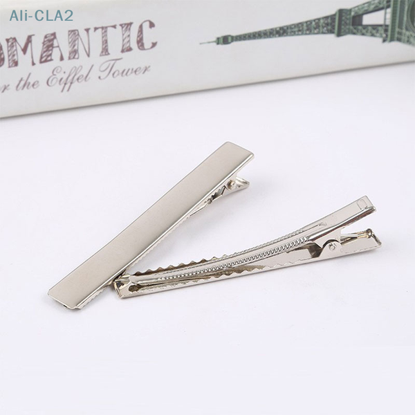 50pcs Metal Alligator Hair Clips DIY Hair Accessories Materials Hair Clips Headgear Square Clip Duck 32/42/56/78/100mm