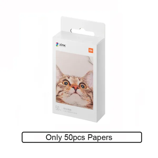 Xiaomi Mijia ZINK Pocket Printer Paper Self-adhesive Photo Print 10//50/100 Sheets Xiaomi 3-inch Mini Pocket Photo Printer
