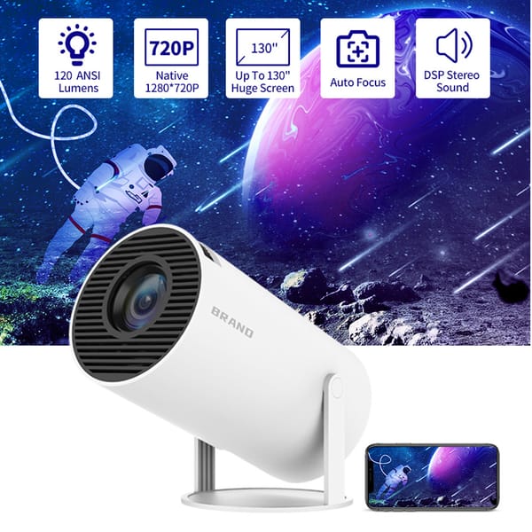 4K Home Cinema Productivity With Excellent Performance Android Hy300 And Portable Android Home Projector Hy300 Led