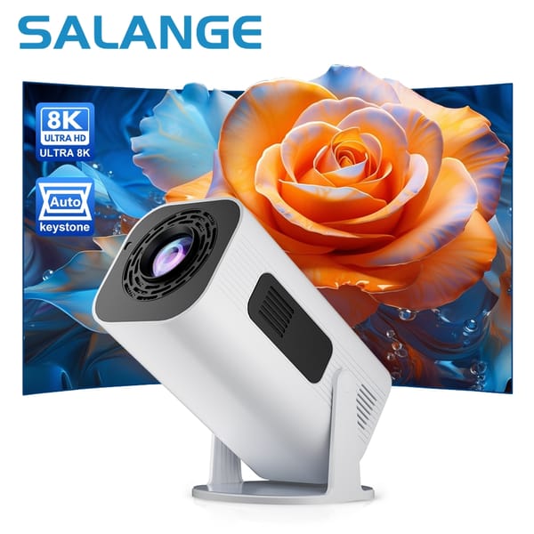 Salange Android11 P330W Projector HD 1080P Support 4K Allwinner H713 WIFI BT5.0 Cinema Pocket Outdoor Projetor PK Original HY300