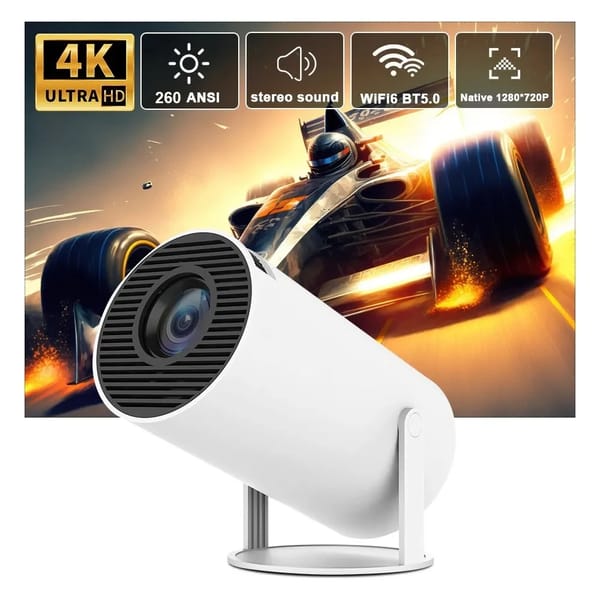 HY300 HD Projector portatil 4K 1280x720P Android 11 Wifi6 LED Video Home Theater Cinema Phone mini Proyector Movie HY300 PRO