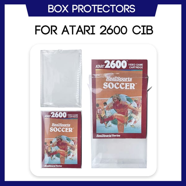 Box Protector For Atari 2600 Complete In Box Games Custom Made Clear Plastic Case